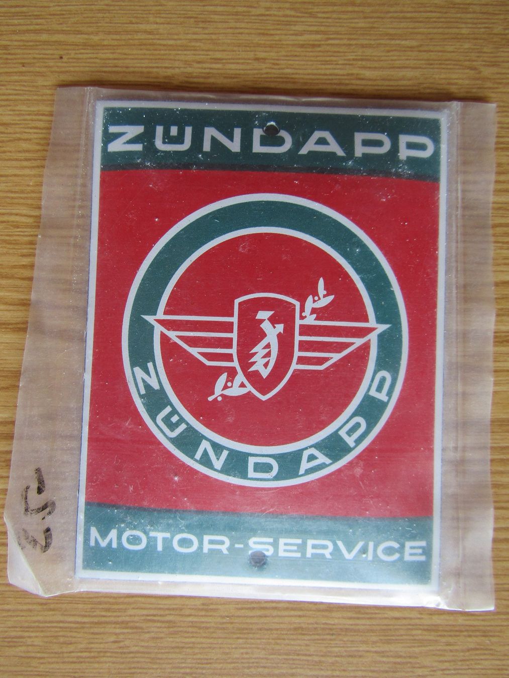 Zündapp Schilder: Emaille - Schild Zündapp Motor Service – Neu (gemäss Beschreibung) aus Wädenswil von tome70