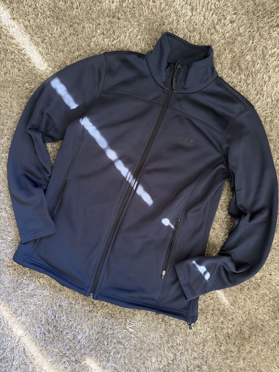 Jack Wolfskin Jacken: Jack Wolfskin Fleece Jacket Navy – Gebraucht aus Brislach von edu_t6pq
