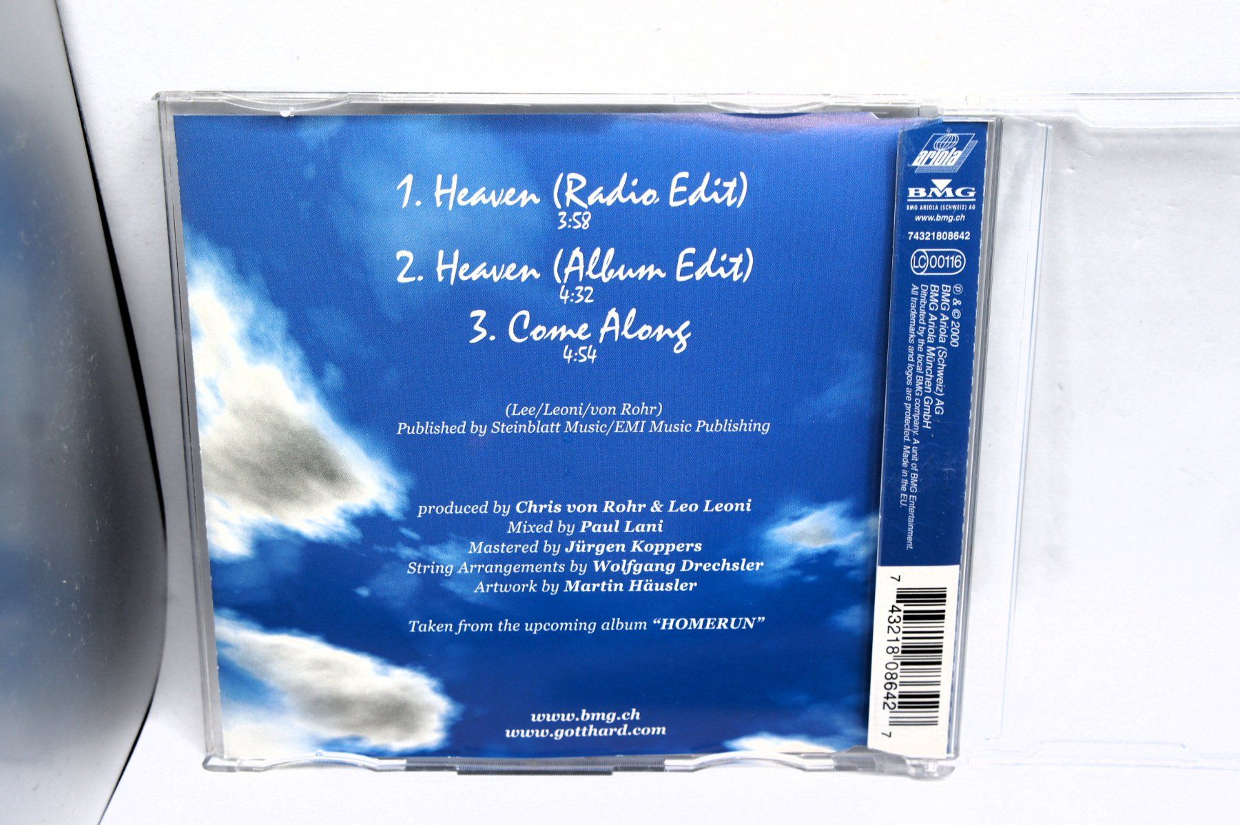 CDs: Single CD: Gotthard – Heaven – Gebraucht aus Ernetschwil von luisvonerni 1