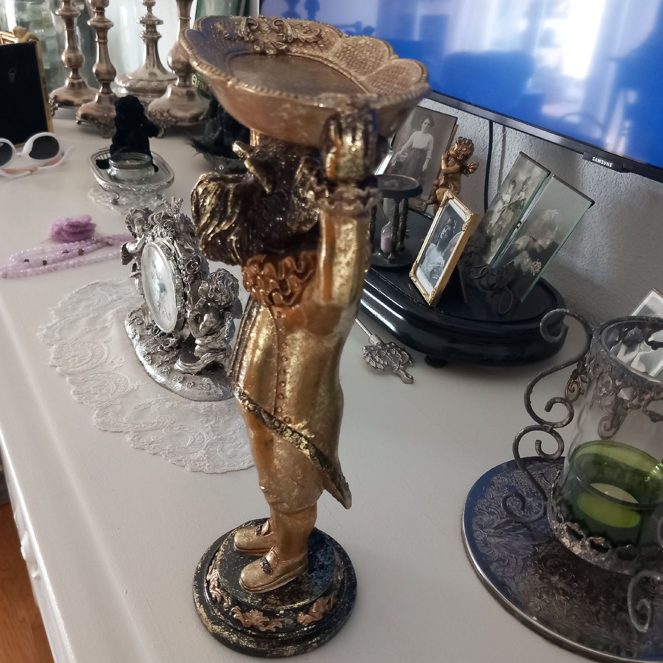 Figuren: Visiten Kärtli Ständer / Vintage Shabby – Gebraucht aus Aegerten von gismolini 7