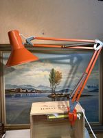 Aris Klemmlampe Vintage orange Metall guter Zustand