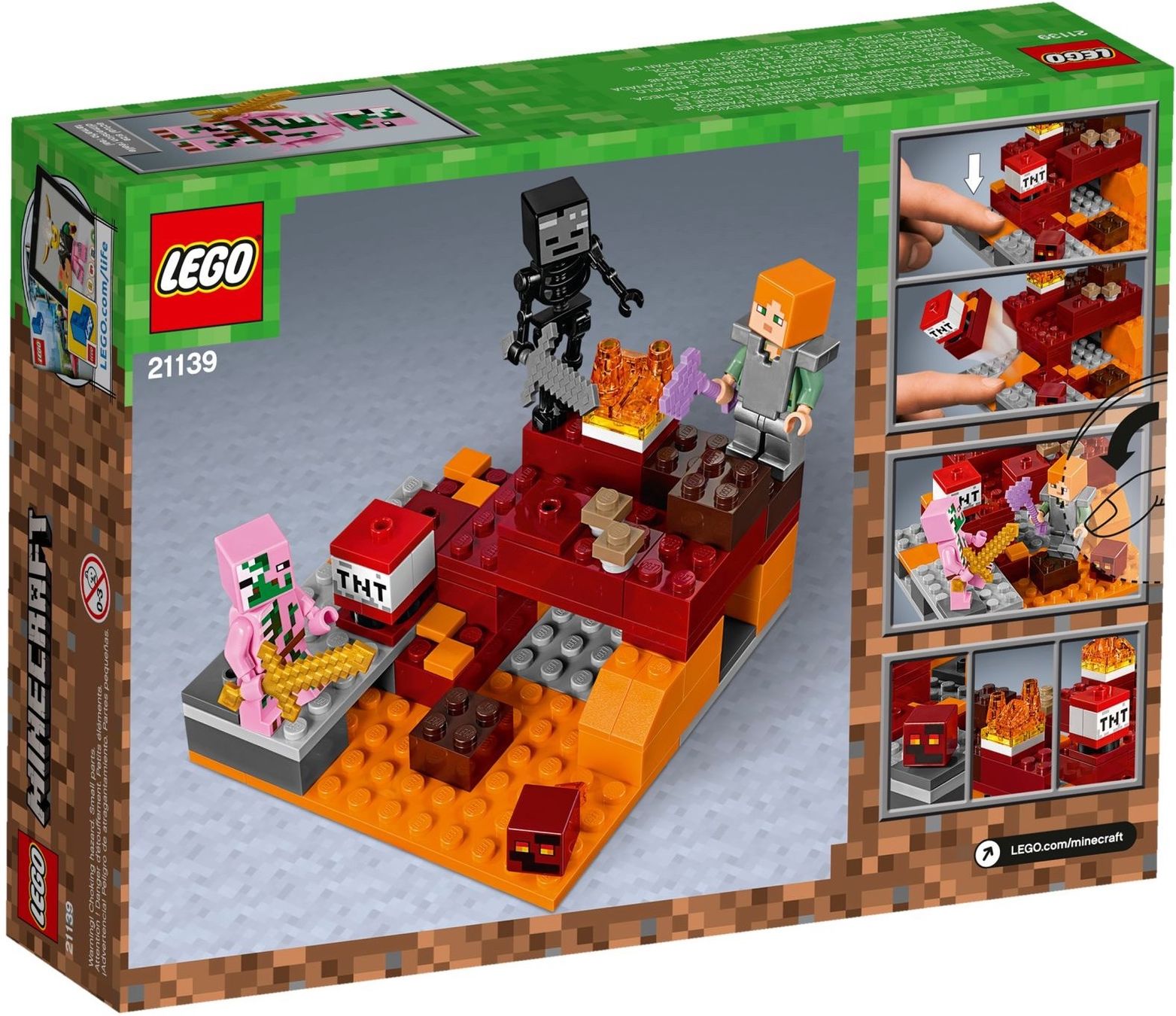 Lego Kit di costruzioni: LEGO 21139 MINECRAFT The Nether Fight – Nuovo e nell'imballaggio originale da La Chaux-de-Fonds venduto da Aminos 1
