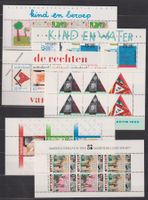 Niederlande: 12 verschiedene ; postfrische Blöcke