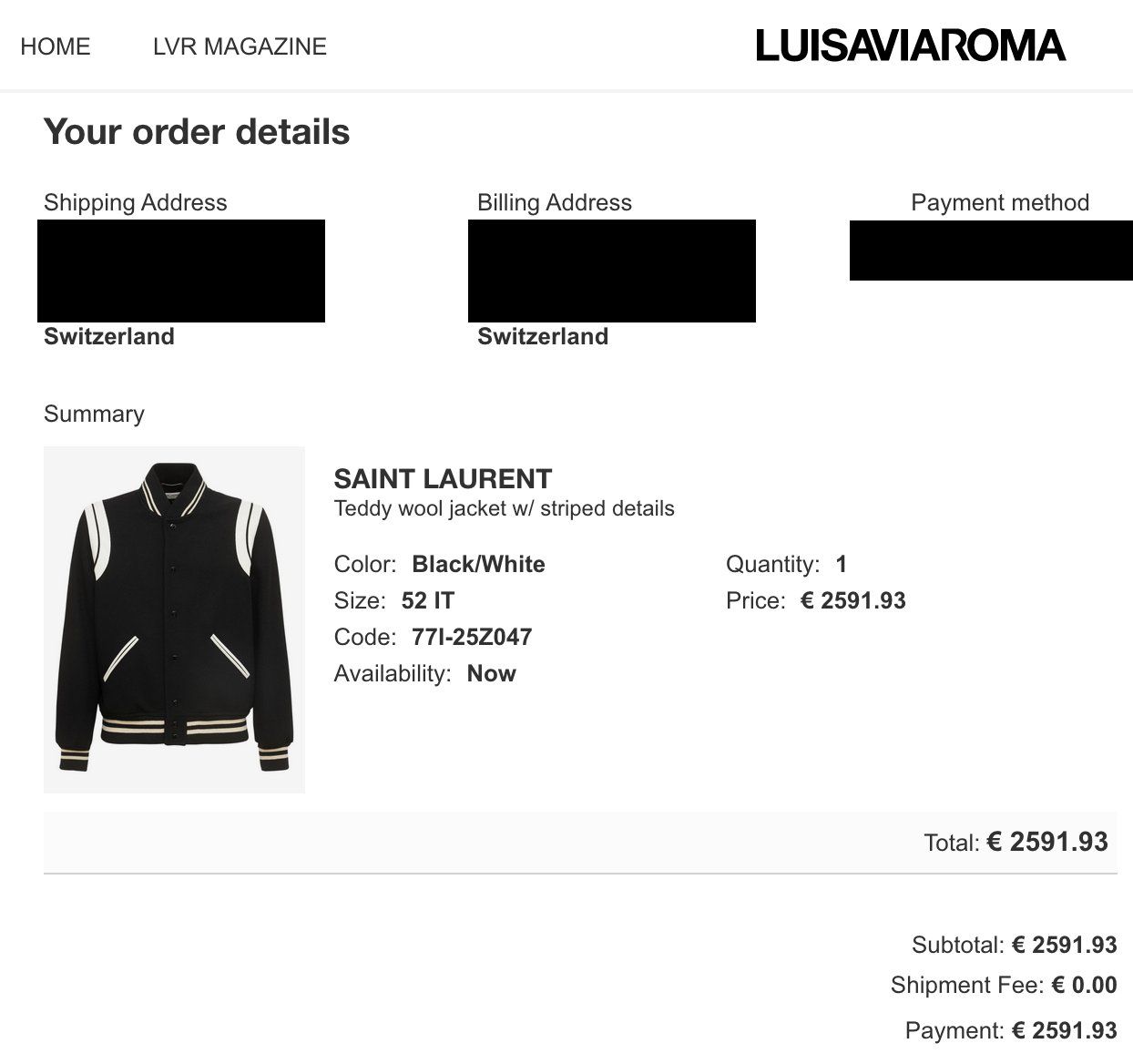 Saint Laurent Giacche: Saint Laurent Teddy wool jacket / Varsity Jacket – Usato da Rudolfstetten venduto da helenico23 9