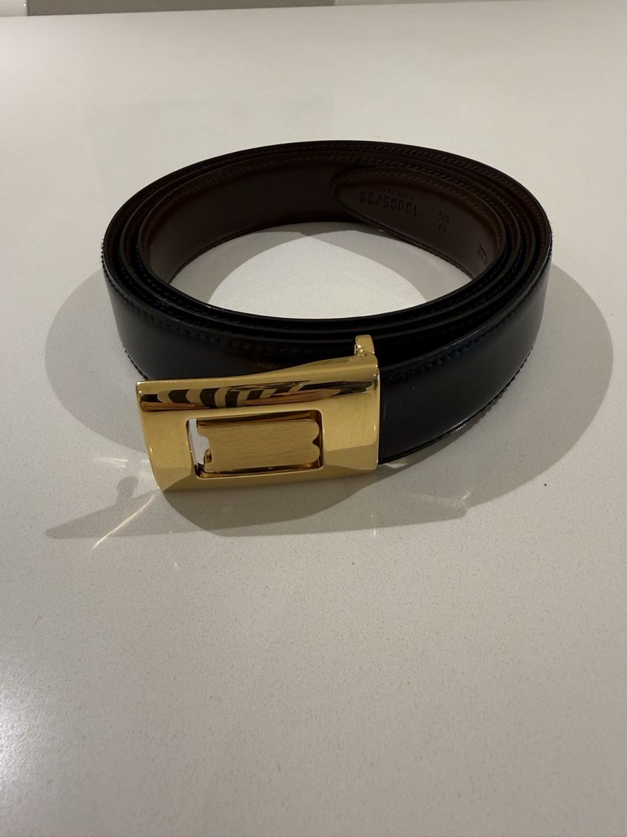 Bally Cinture: Bally Belt - Black Leather – Nuovo (secondo la descrizione) da Zürich venduto da andreamt