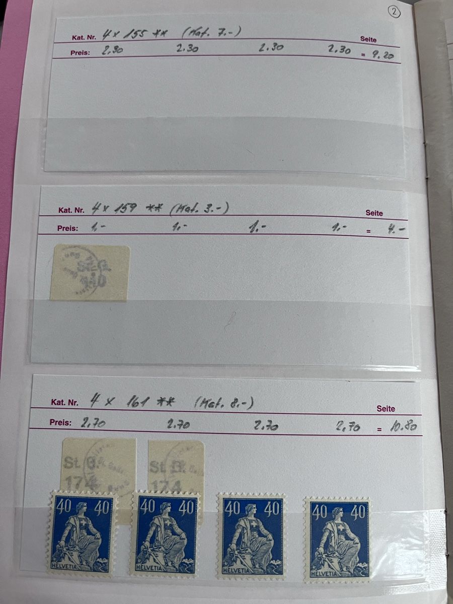 Tutti i francobolli: Briefmarken Auswahlheft Freimarken – Usato da Römerswil LU venduto da manuscha_ 2