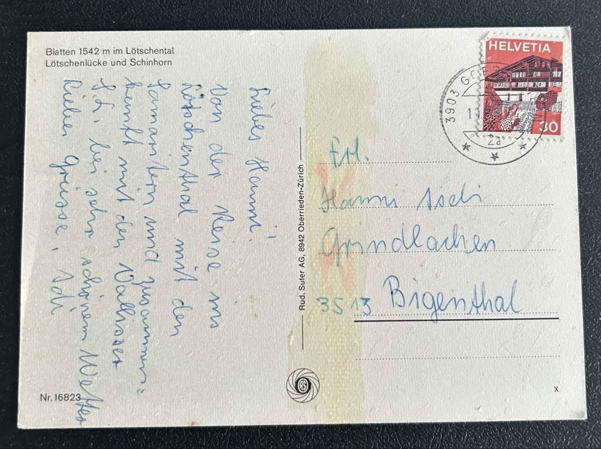 Cartoline postali: AK Blatten im Lötschental  – Usato da Horw venduto da Tellbub 1
