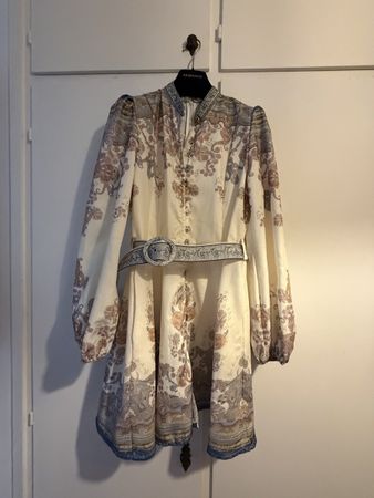 Vestito stampa 100% viscosa taglia S 