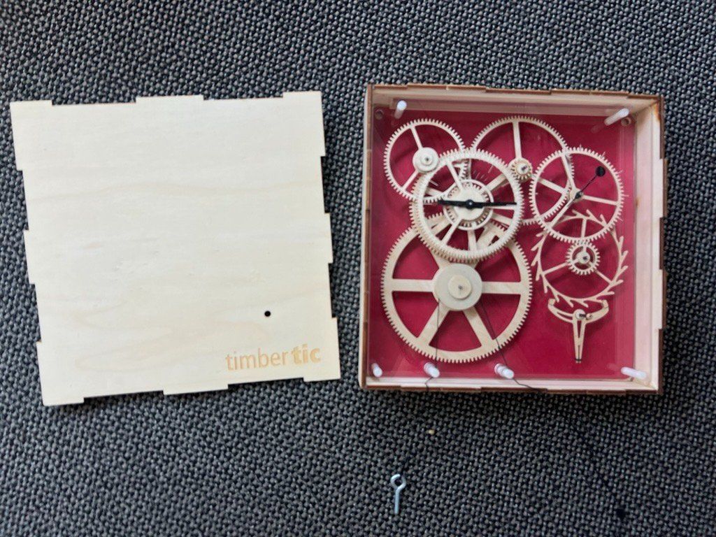 Orologi: Timbertic-plexitic Wanduhr Plexiglas – Nuovo (secondo la descrizione) da Wettingen venduto da nat_khd8 2