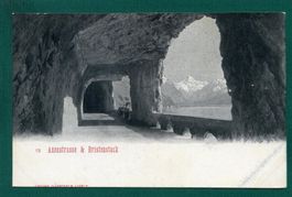 Axenstrasse und Bristenstock, um 1900, ungelaufen