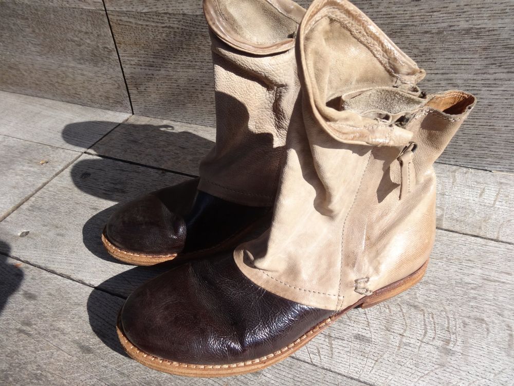 Bottines Air Step - Cuir Marron - Taille 39 - Occasion Très Bon état