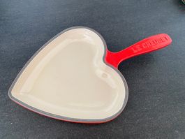 Le Creuset Herz Bratpfanne Heart Skillet rot - Sammlerstück