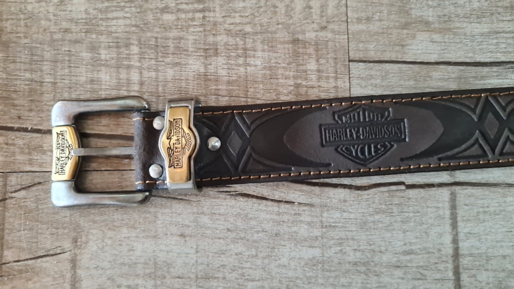 Harley-Davidson Cinture: Harley Davidson Ledergurt Braun 95 cm – Nuovo (secondo la descrizione) da Neerach venduto da Kreativhaexli-Shop 1