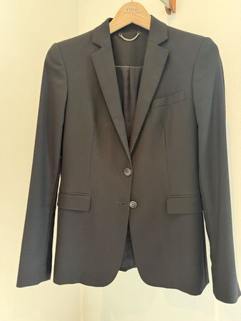 Schwarzer Business Blazer,  Damen Gr. 36