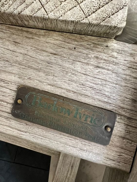 Runder Tisch & 4 Stühle Barlow Tyrie Teak Kaufen auf Ricardo