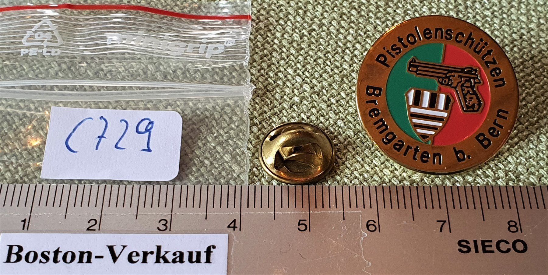 Medaglie: C729 - Pin Schützen Bremgarten bei Bern – Usato da Reinach BL venduto da Boston-Verkauf 2