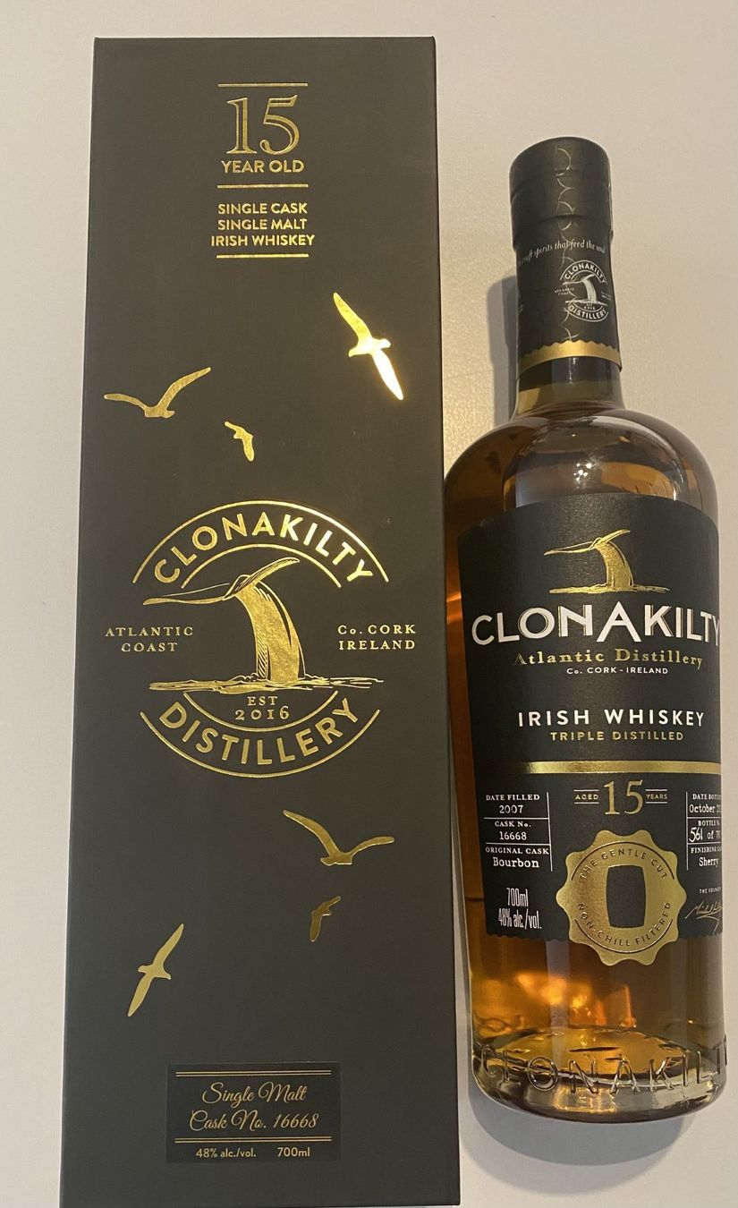 Spiritueux: Clonakilty 15 Years Single Malt – Neuf avec emballage d'origine à Deitingen par gol_xd5d