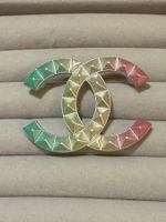 Chanel Brosche, Rainbow Optik, Top Zustand, Rarität!