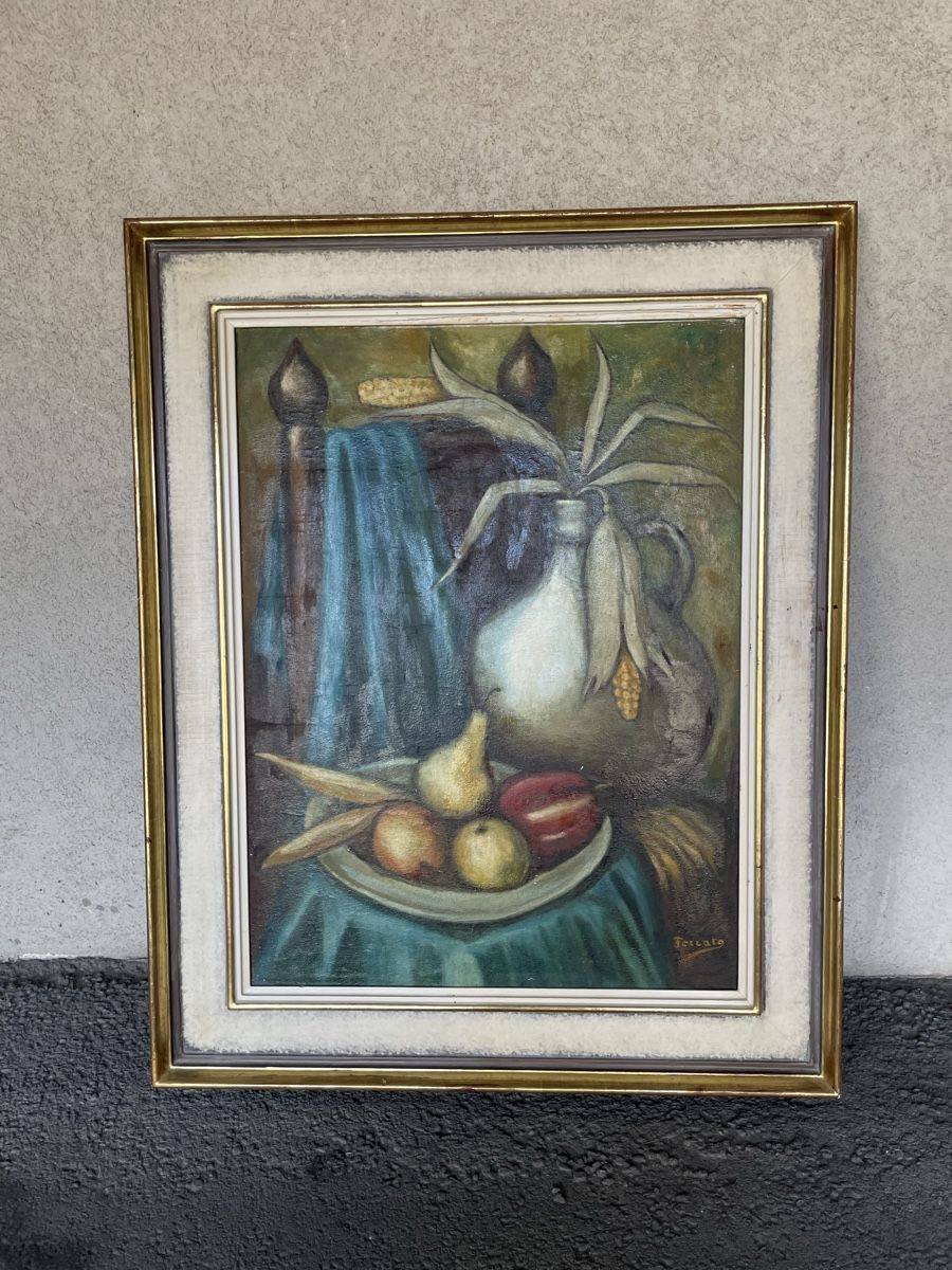 Dipinti: Bild Antikes Bild 105 x 84 cm – Usato da Ibach venduto da brunnen55 1