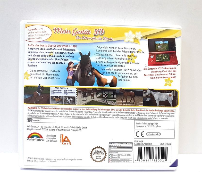 Pferde & Pony Mein Gestüt 3D ein Leben für die Pferde 3DS (Gebraucht ...