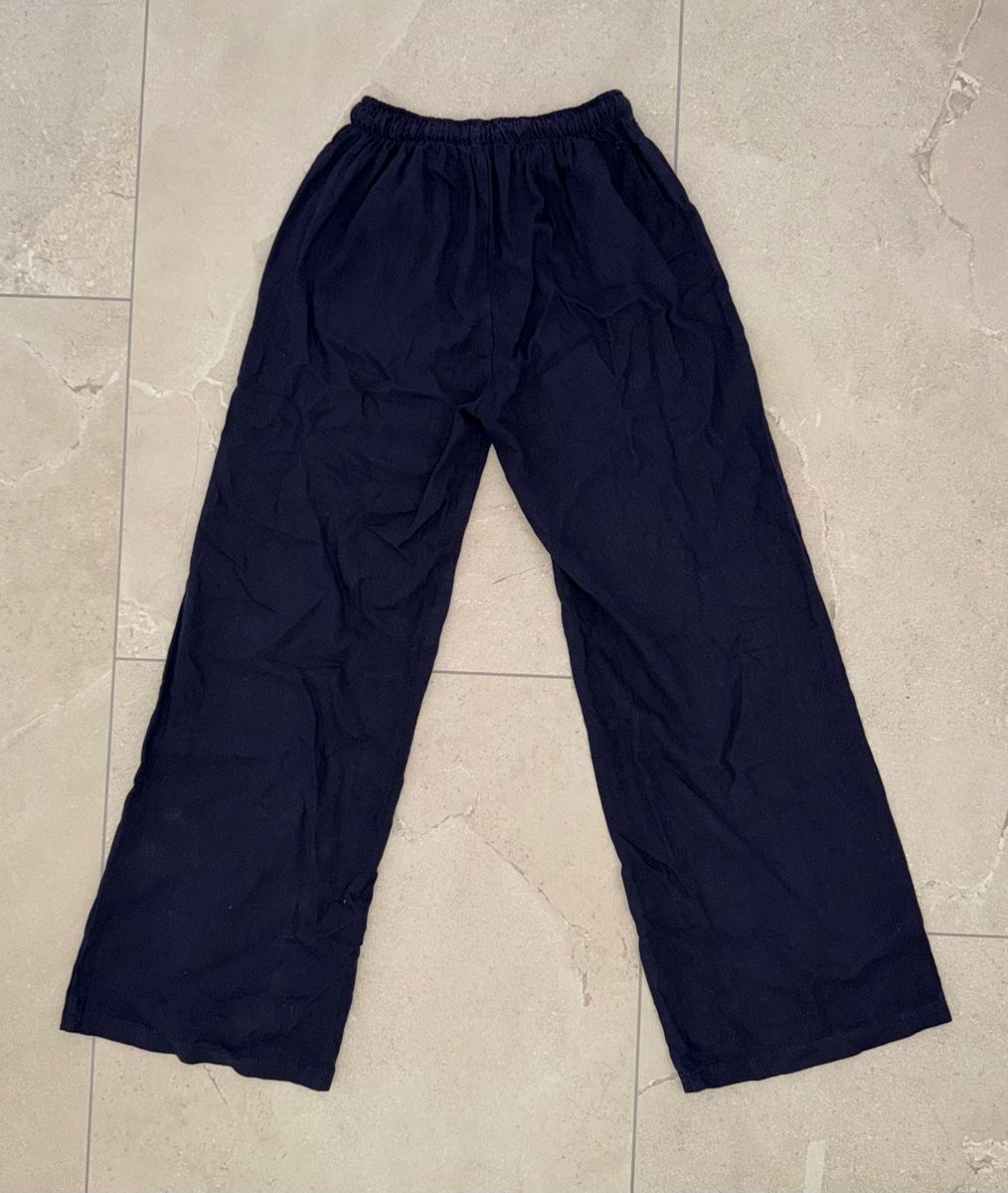 Pantaloni: Leinenhose Dunkelblau Grösse M – Usato da Illnau venduto da koko_33 1