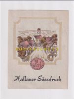 Etikette für Wein - Hallauer Süssdruck /bd