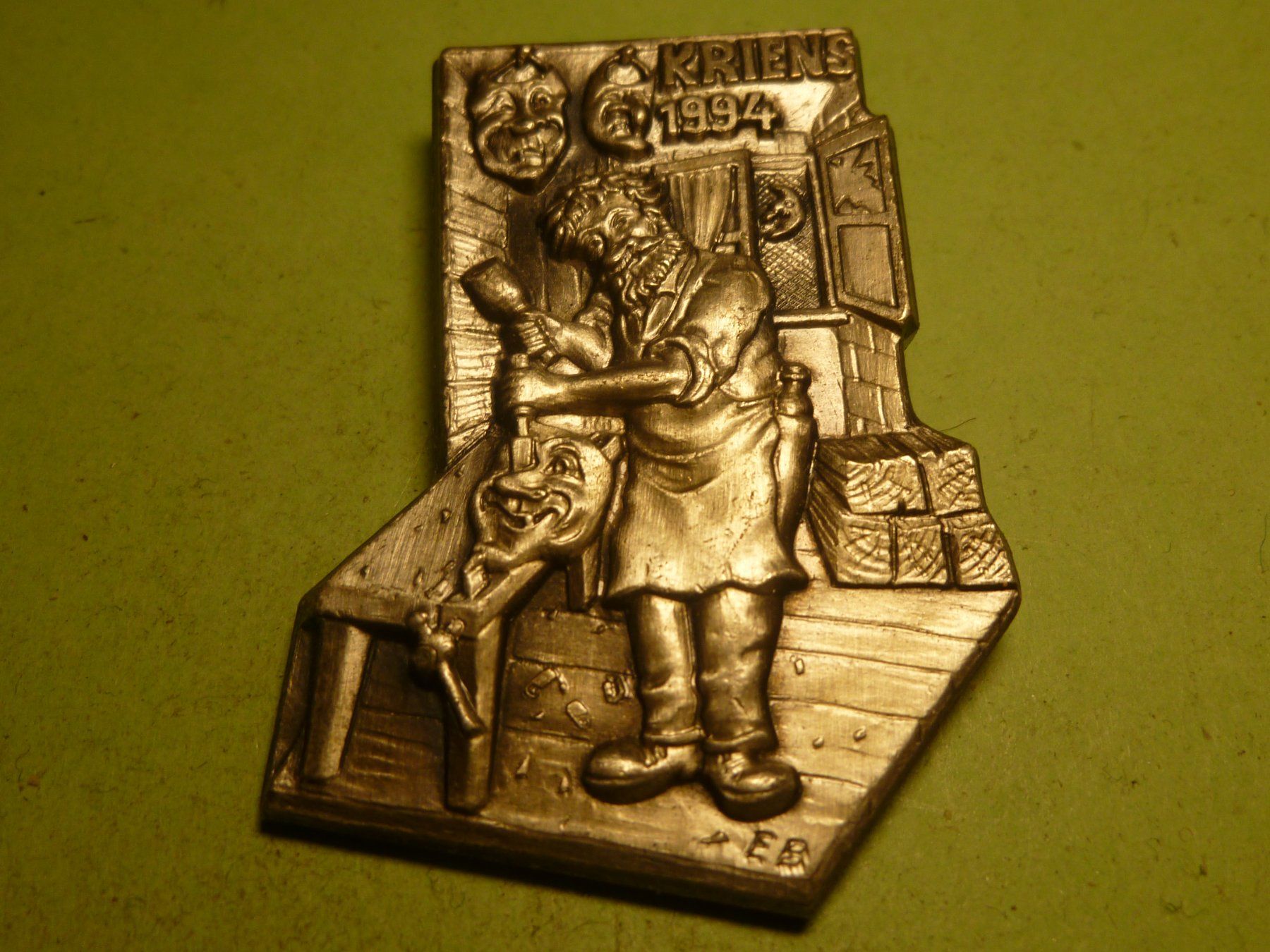 Placchette & Badge: KRIENS 1994 SILBER – Usato da Ried (Muotathal) venduto da Mandarin02