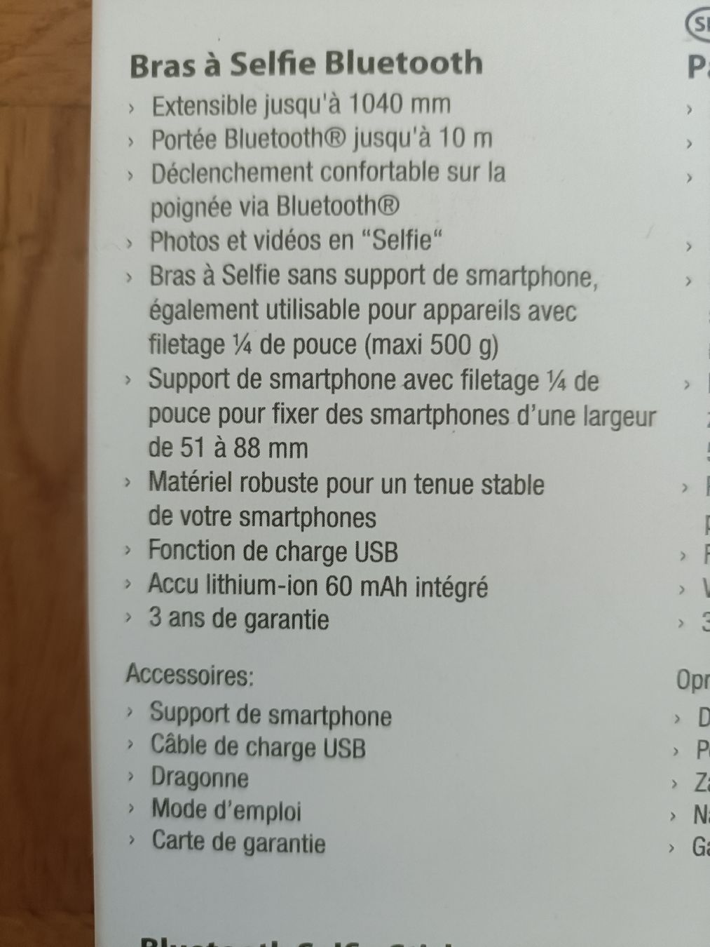 Staffe: Selfie Stick Bluetooth – Nuovo e nell'imballaggio originale da Lugano venduto da riccardo012 3