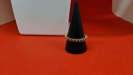 Eleganter ring mit Swarovski-Kristallen Grösse 19