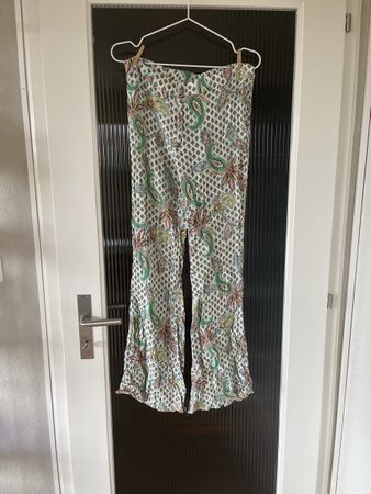 Pantalon flare à motifs