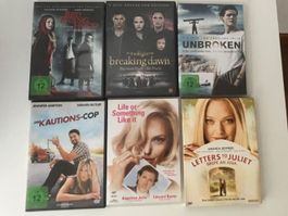 DVD-Filme Sammlung, 6 Stück, diverse Titel