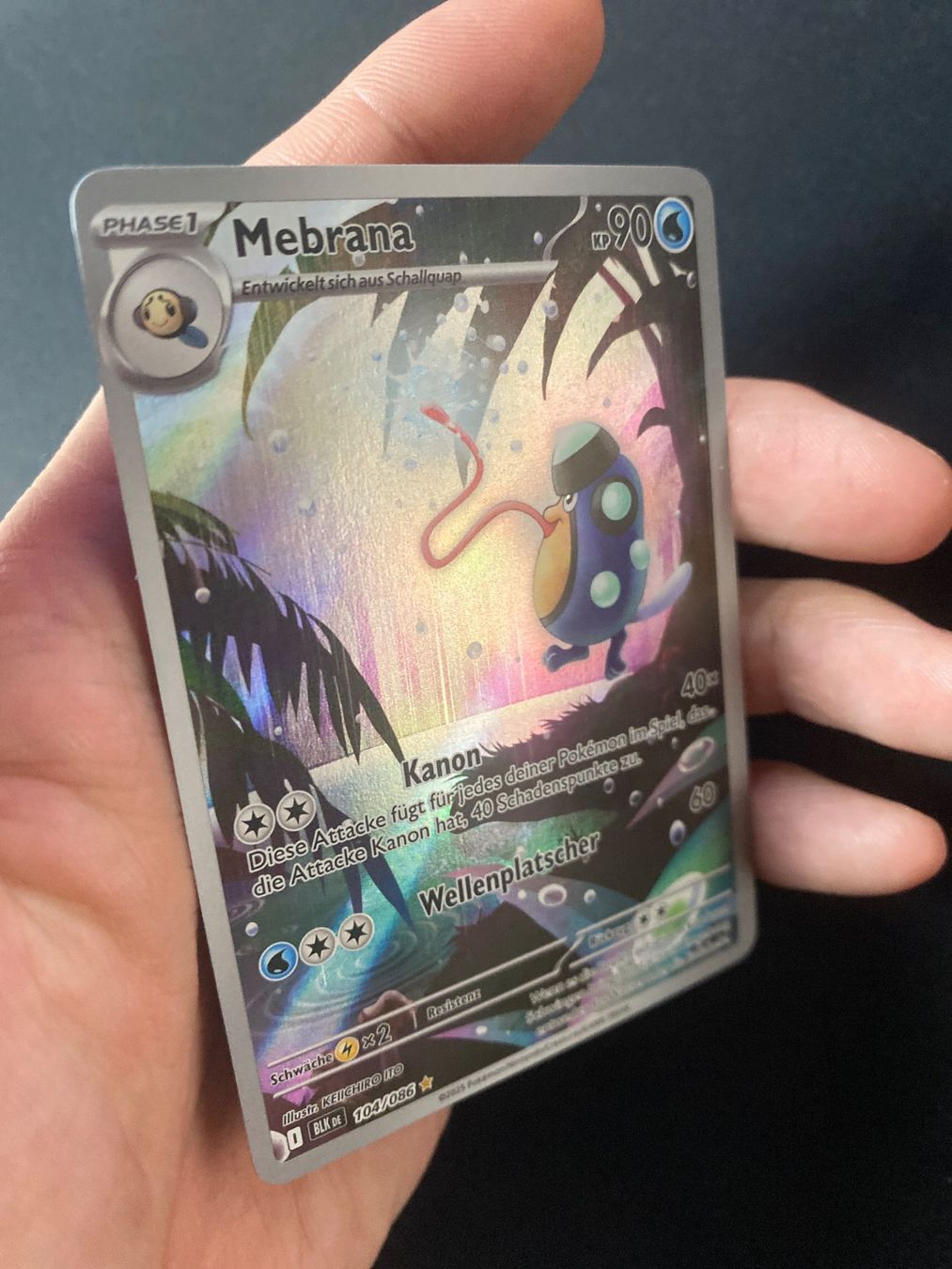 Pokémon Carte collezionabili: Mebrana 104 - Palpitoad - Illustr. Rare - Black Bolt - DE – Nuovo (secondo la descrizione) da Hausen AG venduto da Shrade 1