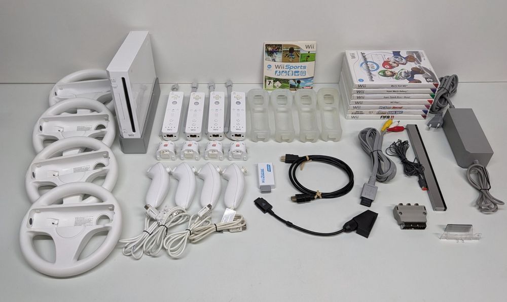Grosses Wii Set für 4 Personen (HDMI) | Kaufen auf Ricardo