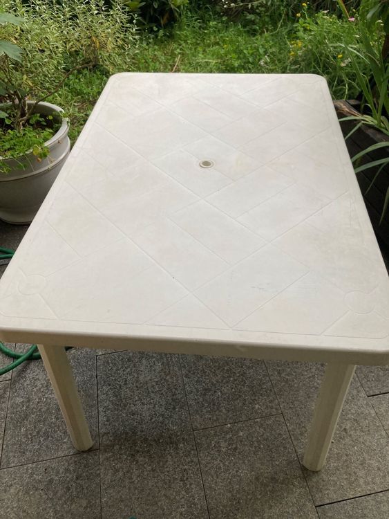 Weisser Gartentisch von Grand Soleil Kaufen auf Ricardo