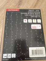 LED- Solar Lichtervorhang 180x180