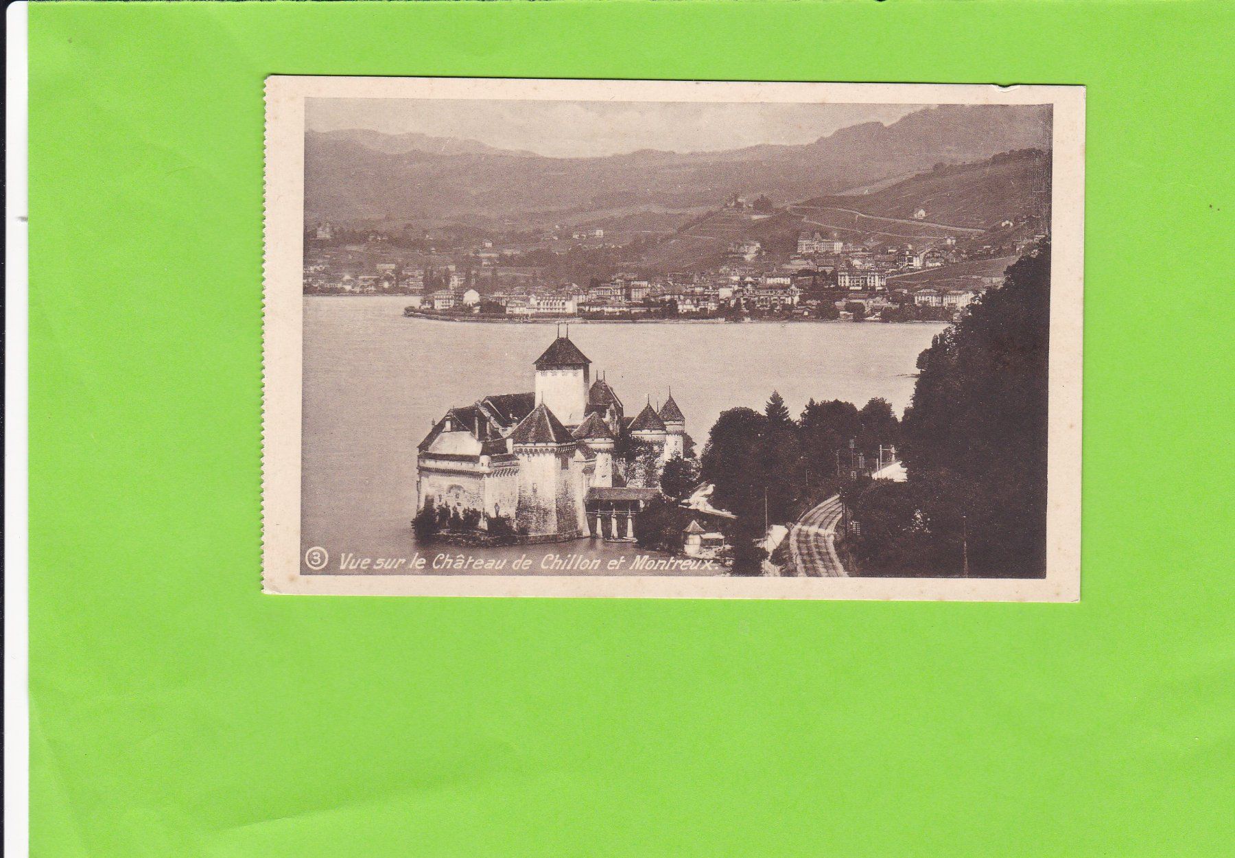 Cartes postales: Vue sur Chillon – D'occasion à St. Peterzell par neckertal