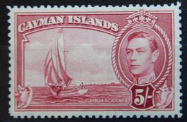 Cayman Islands Kaiman British Kat. 113 * 1938