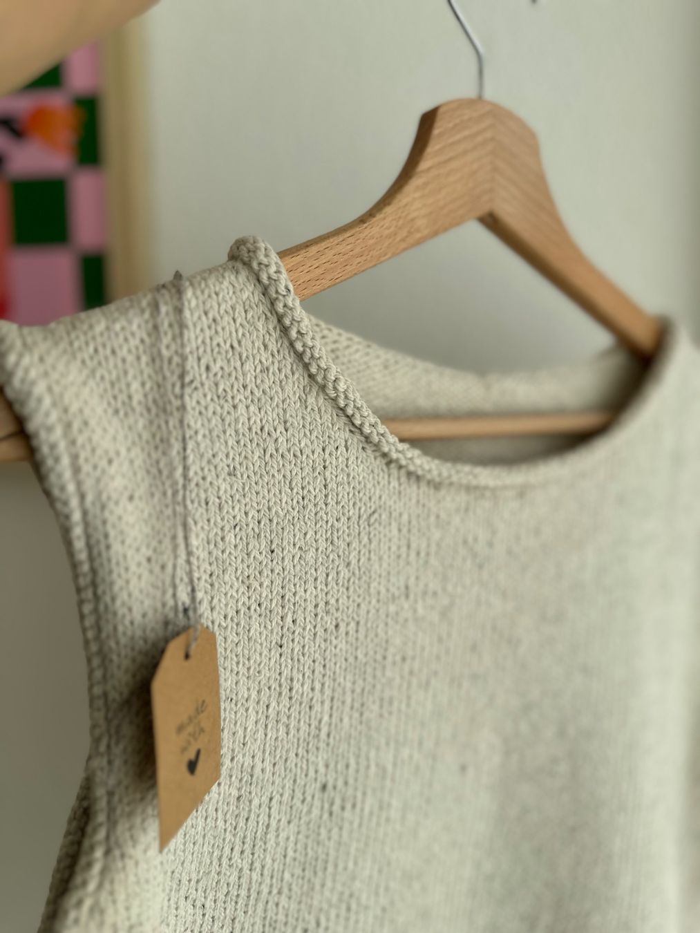 Top: Handgestrickter Pullunder oder Top – Nuovo (secondo la descrizione) da Ormalingen venduto da nude.knits 2