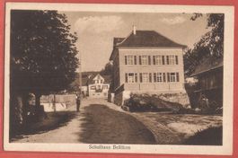 Bellikon - Schulhaus und Umgebung - ca. 1925