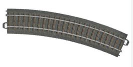 H0 Märklin 24224 C-Gleis (mit Bettung) gebogenes Gleis