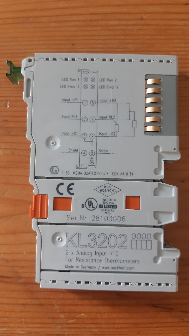 Beckhoff Componenti elettronici: Beckhoff KL3202 2x Analog Input RTD neu – Nuovo (secondo la descrizione) da Oey venduto da Parkplatzbrocki