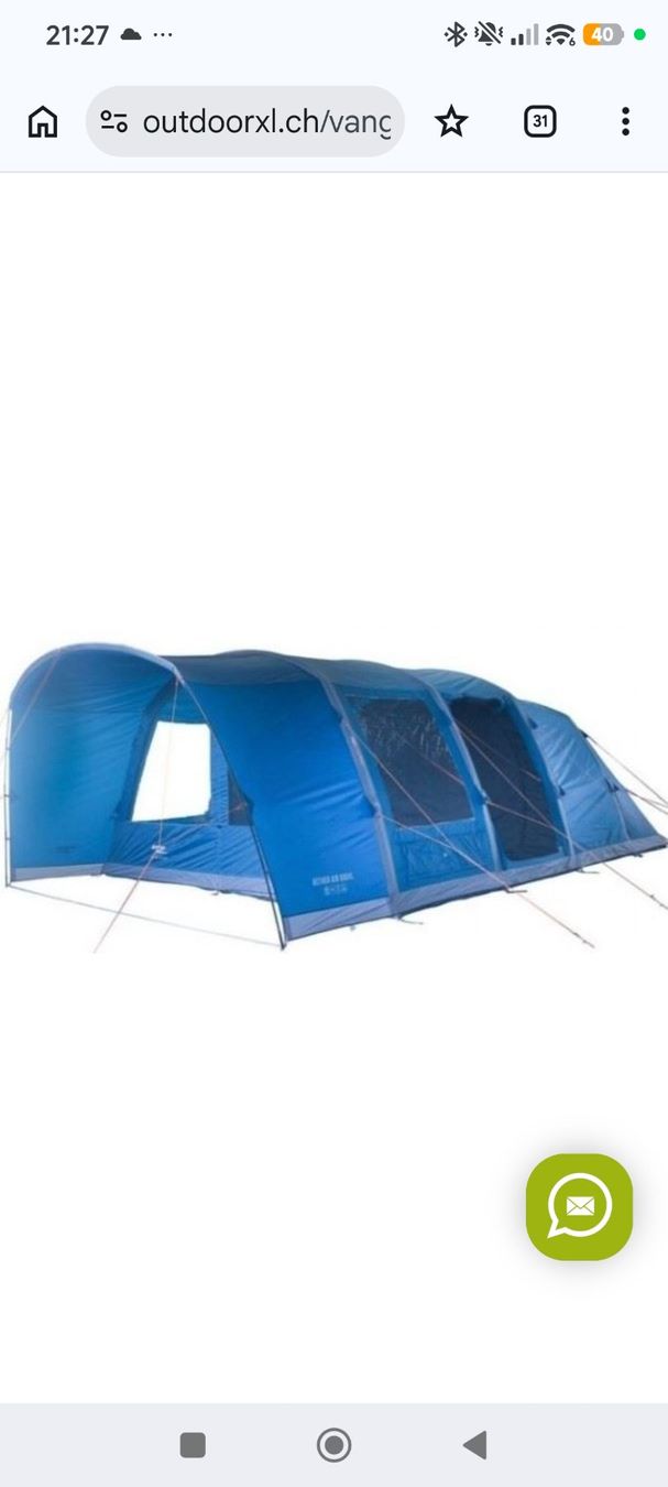 Vango Zelte: Vango Aether Air 600XL – Gebraucht aus Churwalden von RogeGR