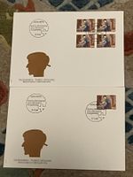 2 CH FDC Viererblock und Eimzelmarke 1994