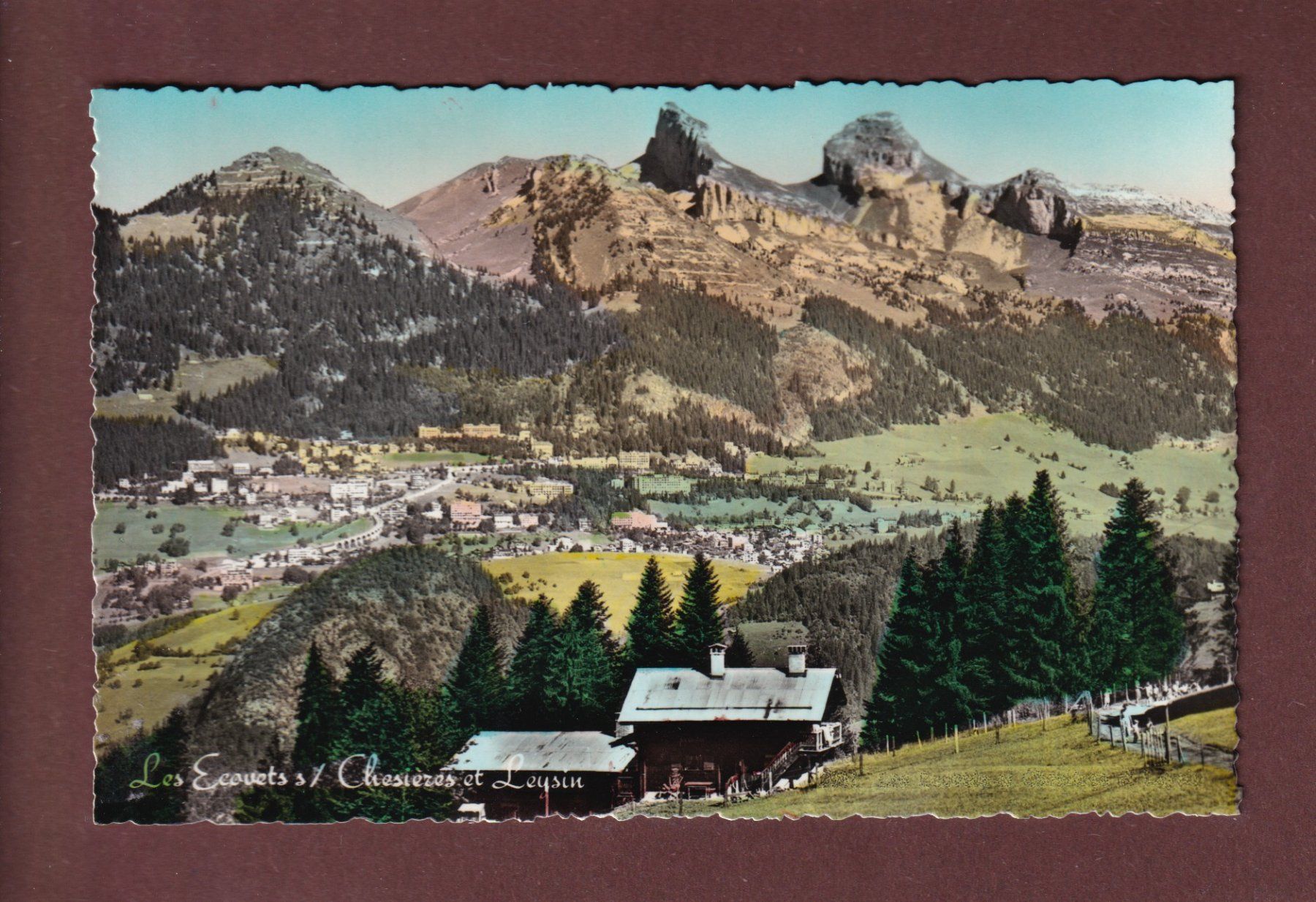 Ansichtskarten: LES ECOVETS - Leysin – Gebraucht aus Pully von nicecards-shop