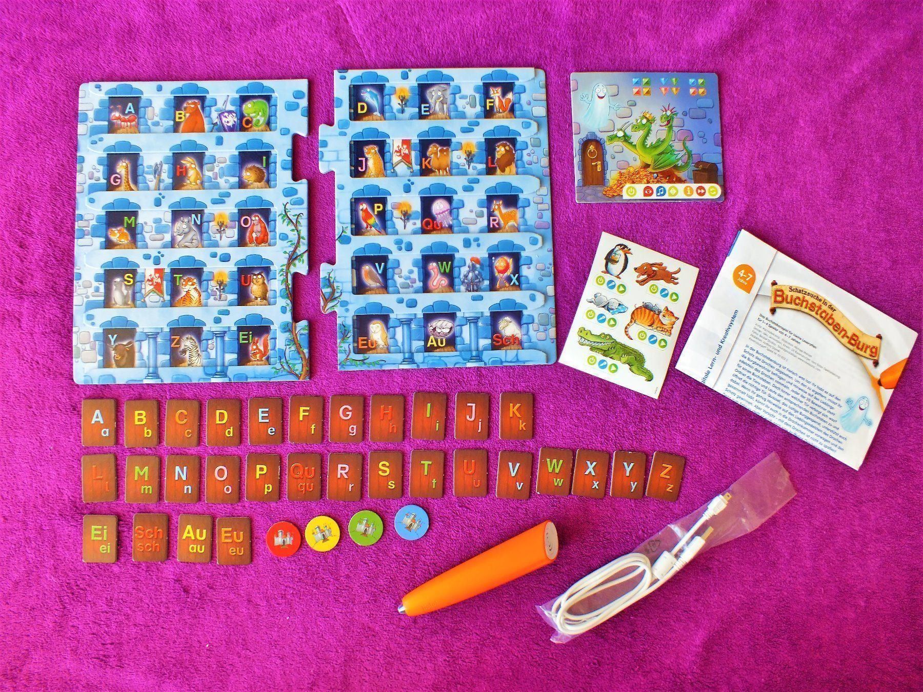 Ravensburger Giochi: tiptoi Starterset - CREATE Stift & Spiel Buchstabenburg – Usato da Müllheim Dorf venduto da Seeeule01 4