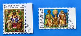 Briefmarken aus Liechtenstein Wasfiguren  gestempelt