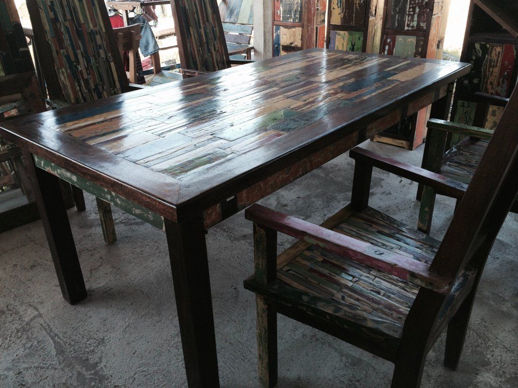 Set di tavolo e panche: SET Sitzgruppe Esstisch Sitzgarnitur Küchentisch Holztisch – Nuovo e nell'imballaggio originale da Daisendorf venduto da Wohn-Kult 5