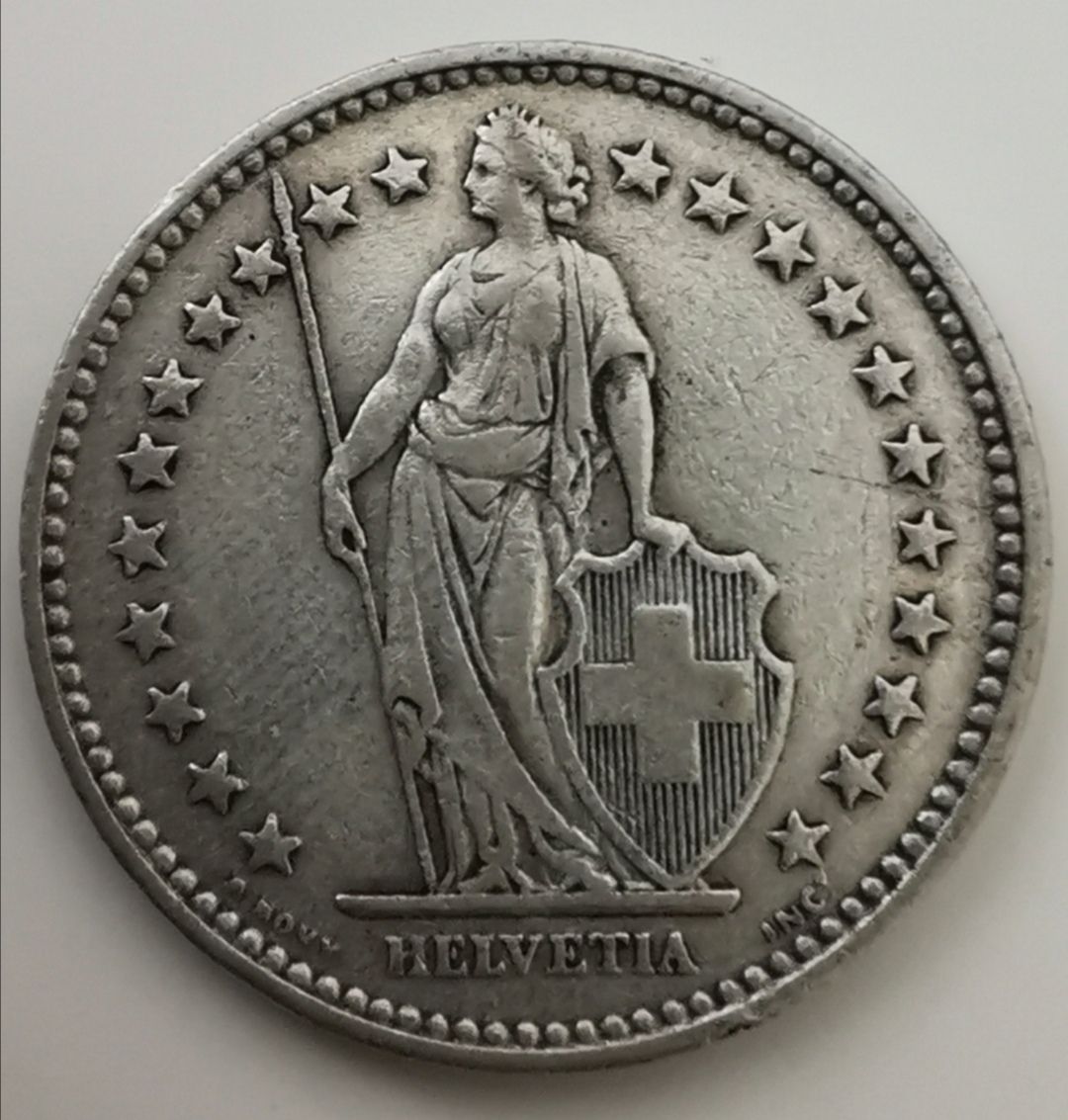 Tutti le monete: 2 Franken 1916 Silber – Usato da Zürich venduto da turbopuz 1
