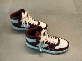 Karl Kani Sneaker High Top Weiss/Bordeaux Gr.38