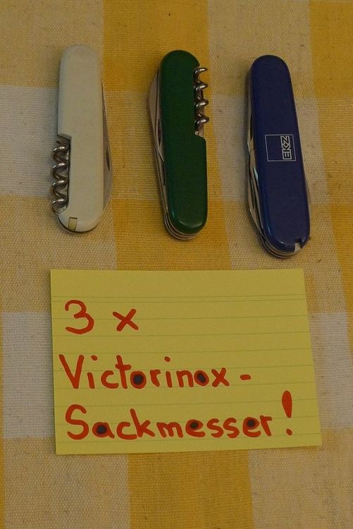 Victorinox Coltelli tascabile: 3x Victorinox-Sackmesser! – Usato da Bern venduto da bn1640 2